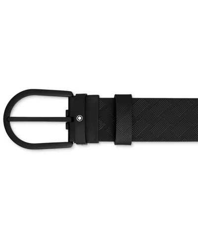 Montblanc Extreme 3.0 Black Leather Belt