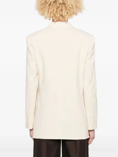 Theory Single-breasted Blazer In Neutrals