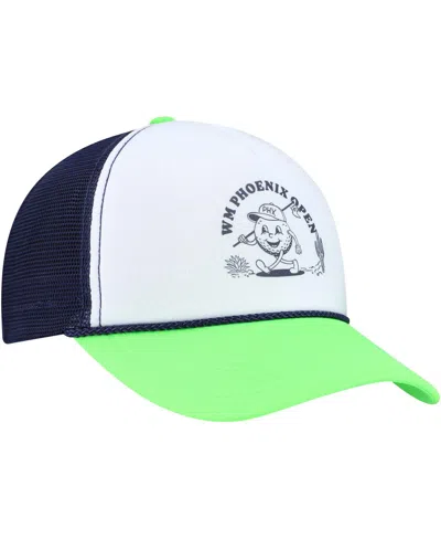 Ahead Men's And Women's White Wm Phoenix Open Pipeline Rope Adjustable Hat In White