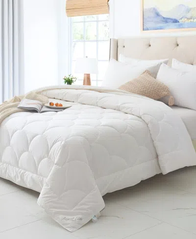 Royal Elite Natural Viscose Comforter, Queen In White