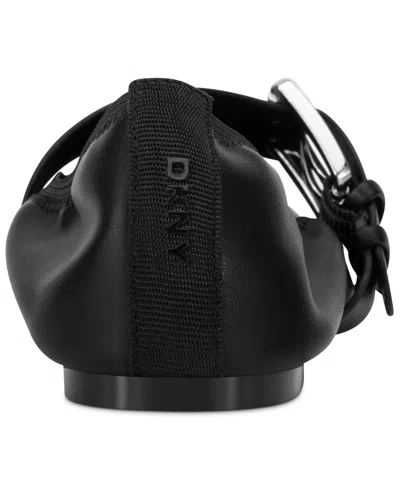 Dkny Women's Dade Almond Toe Ballet Flats In Black