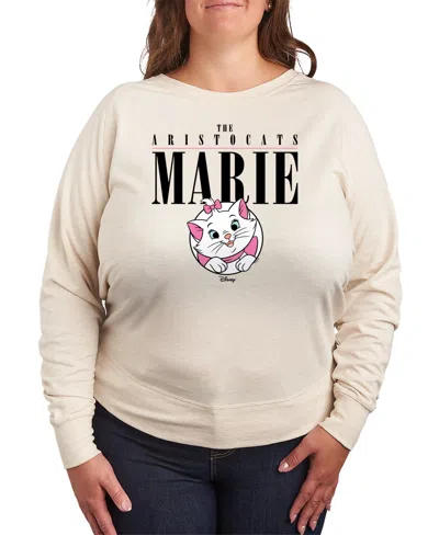 Hybrid Apparel Plus Size The Aristocrats Marie Graphic Pullover T-shirt In Beige,khaki