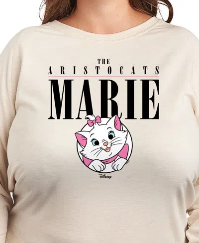 Hybrid Apparel Plus Size The Aristocrats Marie Graphic Pullover T-shirt In Beige,khaki