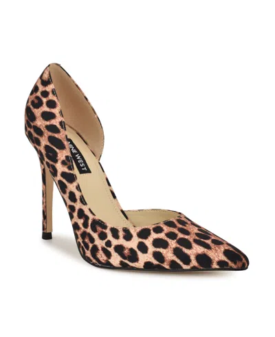 Nine West Women's Folowe D'orsay Stiletto Pumps In Leopard