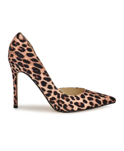 Nine West Women's Folowe D'orsay Stiletto Pumps In Leopard