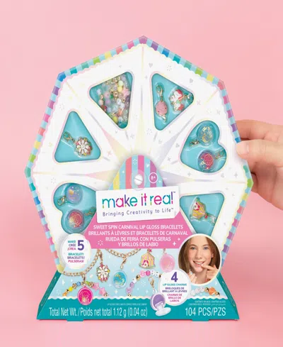 Make It Real Sweet Spin Carnival Lip Gloss Bracelets Kit In Multi Color
