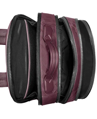 Montblanc Extreme 3.0 Medium Three Compartment Leather Backpack In Cassis