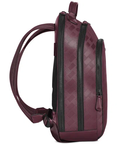 Montblanc Extreme 3.0 Medium Three Compartment Leather Backpack In Cassis