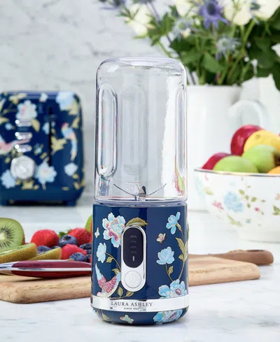 Laura Ashley Cordless Portable Single-serve Smoothie Maker In Elveden Navy
