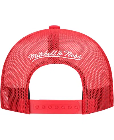 Mitchell & Ness Men's Red Chicago Bulls Core Evergreen Otc Trucker Adjustable Hat In Red