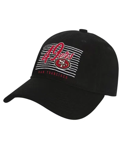 Outerstuff Big Boys And Girls Black San Francisco 49ers Retro Wooly Adjustable Hat