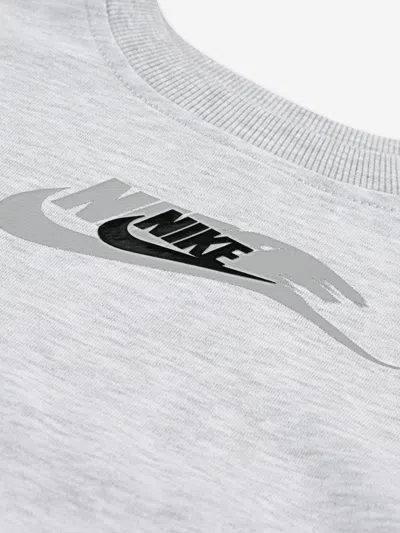 Nike Boys Nsw On The Move Tracksuit In Grey