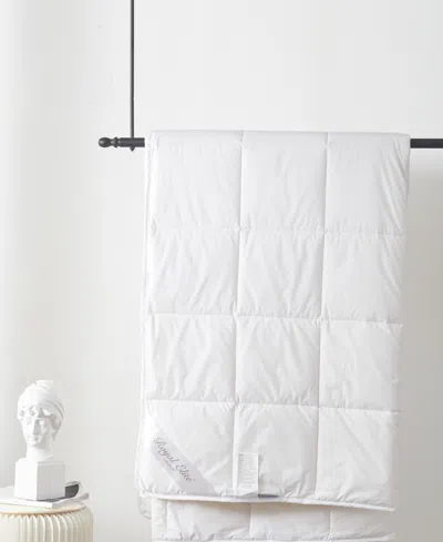 Royal Elite Washable Wool Comforter, King In White