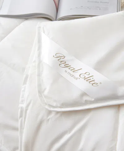 Royal Elite Washable Wool Comforter, King In White