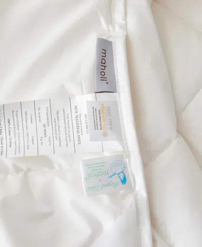 Royal Elite Washable Wool Comforter, King In White