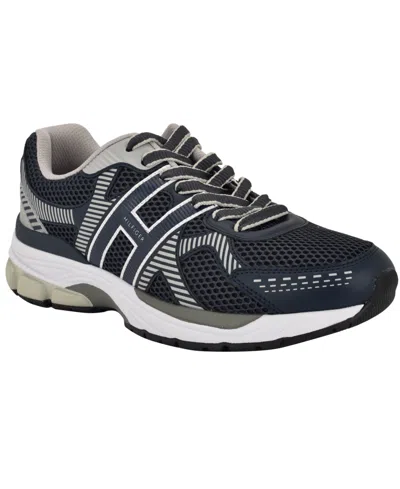 Tommy Hilfiger Men's Pug Lace Up Jogger Sneakers In Navy Multi