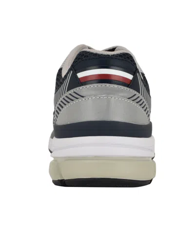 Tommy Hilfiger Men's Pug Lace Up Jogger Sneakers In Navy Multi