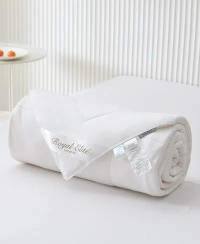 Royal Elite Luxurious Cooling Viscose Comforter, King In White