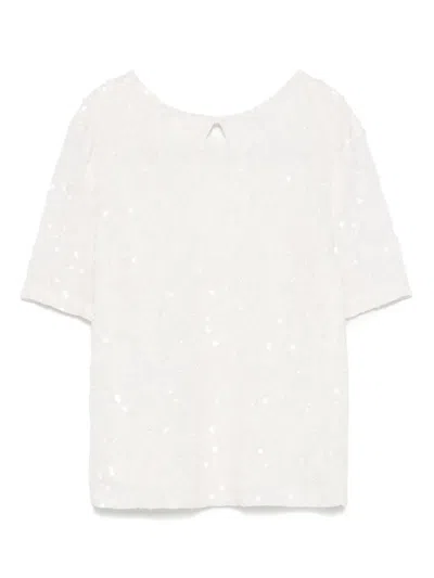 P.a.r.o.s.h Gild Blouse In White