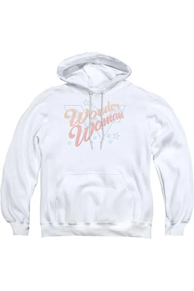 Gildan Wonder Woman 84 Wonder Lines Adult Pull Over Hoodie / Hooded Sweatshirt In White