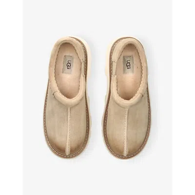 Ugg Suede Lace-up Chunky Sole Shoes In Brown