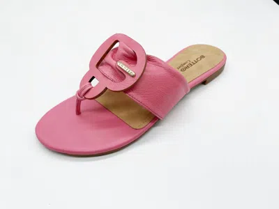 Bottero Botanda Comfort Thong Sandal In Rose Pink In Pink