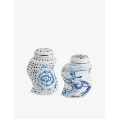 Seletti Classics On Acid Dots & Ginger Spices Shaker Set In White
