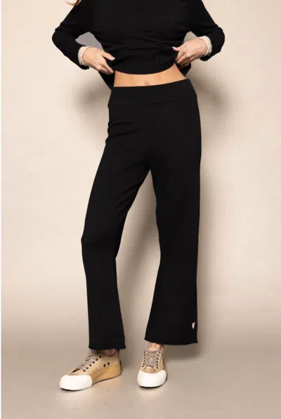 Lisa Todd Love Front Pant In Black In Black
