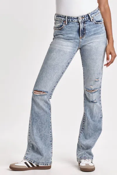 Dear John Denim Jaxtyn Mid Rise Bootcut Jeans In Lena Wash In Multi