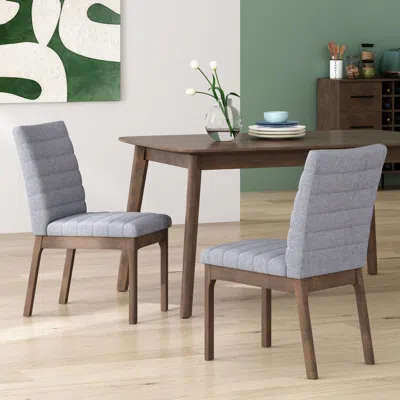 Streamdale Furniture Streamdale Mid-century Dining Chair Set Retro Charm For Your Space