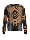 Valentino Geometric-intarsia Cashmere Sweater In Beige