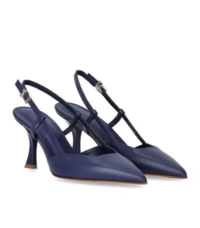Sergio Levantesi Kate Blue Slingback Pump In Blue