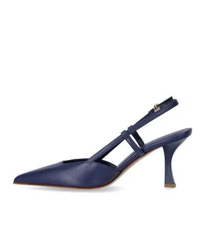 Sergio Levantesi Kate Blue Slingback Pump In Blue