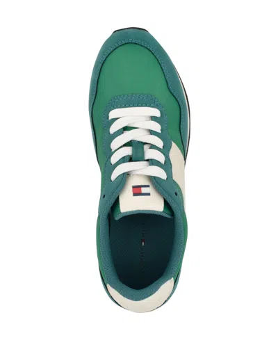 Tommy Hilfiger Women's Cameo Retro Lace-up Sneakers In Green