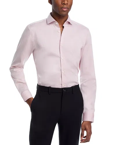 Hugo Boss Kason Slim Fit Dress Shirt In Open Pink