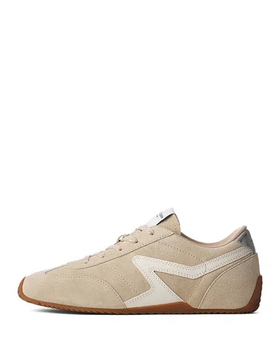 Rag & Bone Retro Runner Slim Ultra Sneakers In Macadamia Suede