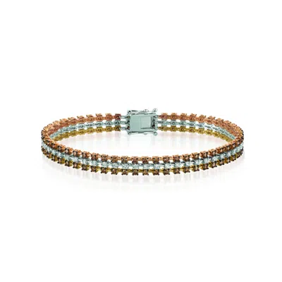 Le Vian Ladies Chocolatier Bracelets Set In 14k Tri Color Gold