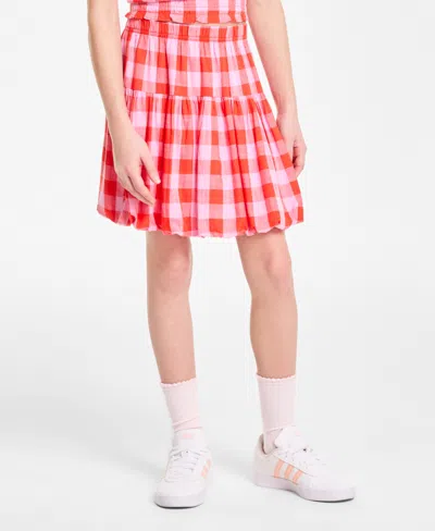 Epic Threads Little & Big Girls Gingham Bubble Skirt, Exclusively At Macy's In Mandarin R