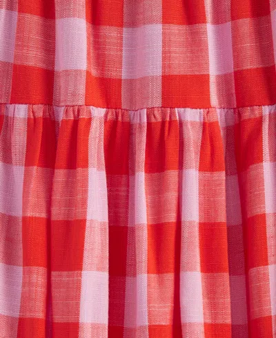 Epic Threads Little & Big Girls Gingham Bubble Skirt, Exclusively At Macy's In Mandarin R