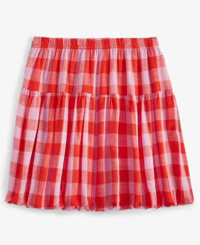 Epic Threads Little & Big Girls Gingham Bubble Skirt, Exclusively At Macy's In Mandarin R