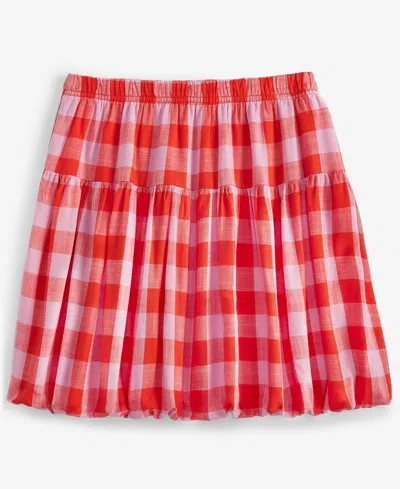 Epic Threads Little & Big Girls Gingham Bubble Skirt, Exclusively At Macy's In Mandarin R