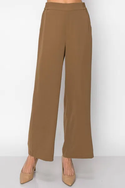 Joh Wynn Woven Pants In Caramel In Brown