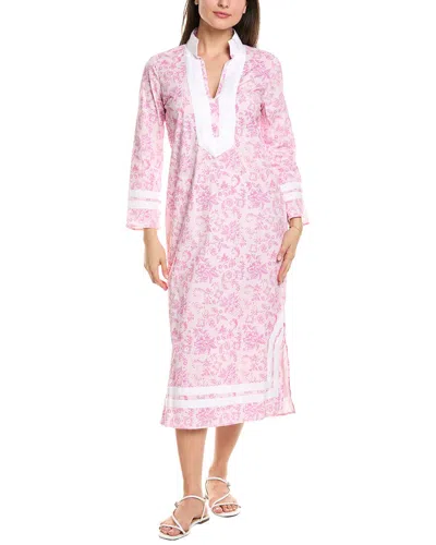 Sail To Sable Classic Maxi Tunic In Pink