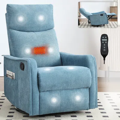 Streamdale Furniture Streamdale Heat Massage Recliner In Fabric