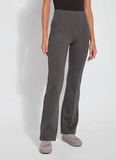 Lyssé Pull On Ponte Knit In Charcoal In Pink