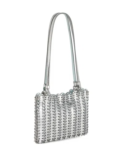 Rabanne Paco  Shoulder Bag In Silver