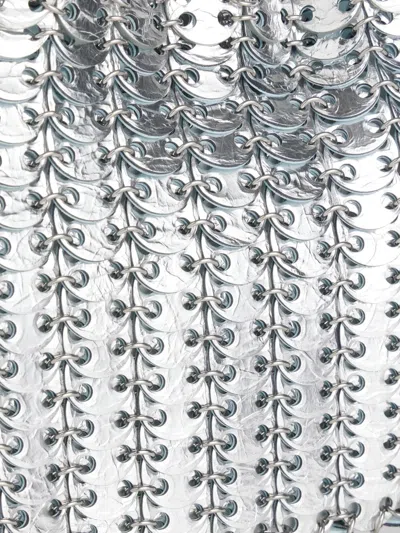 Rabanne Paco  Shoulder Bag In Silver