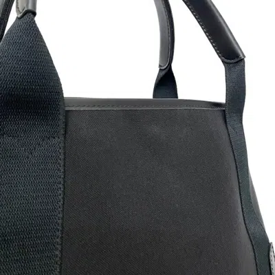 Pre-owned Balenciaga Black Canvas Leather Handbag Pouch Tote Bag ()