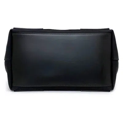 Pre-owned Balenciaga Black Canvas Leather Handbag Pouch Tote Bag ()