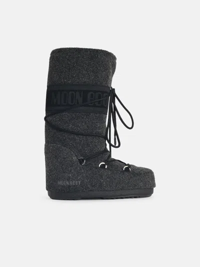 Moonboot Moon Boot Icon In Black Polyester Blend In Black